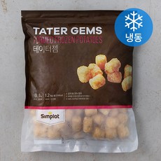 심플로트 테이터젬 감자튀김 (냉동), 1.2kg, 1개