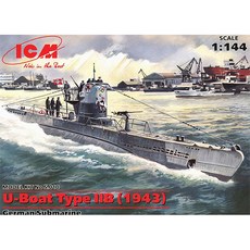 1:144 U-Boat Type IIB 1943塑膠模型 MS010, 1個