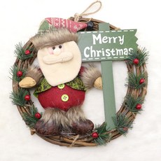 聖誕派對裝飾花圈 H08, 類型4, 1個