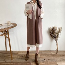 보리맘 롱 베스트 임부복 C377