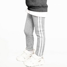 KIDSCODI 兒童雙線刷毛內搭褲