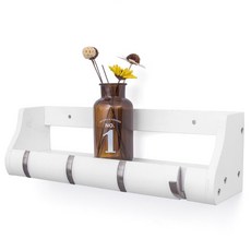 GAPANG 原木掛鉤壁掛架 JGGA069 05號, 白色, 1個