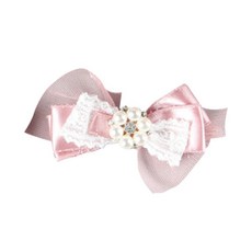 팝앤퍼피 에블린 강아지 헤어핀 빅, 핑크, 1개