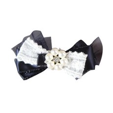 팝앤퍼피 에블린 강아지 헤어핀 빅, 네이비, 1개