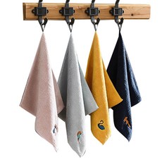 廚房抹布 4入組 CF01, 混色, 1套