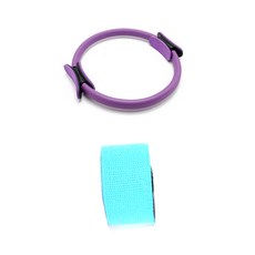 Lenwave 普拉提環 +瑜伽帶隨機發送, 紫色, 1個