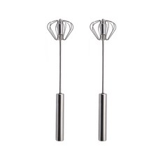 GUNU不鏽鋼半自動按壓泡沫器, S, 2個