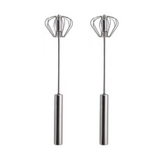 GUNU不鏽鋼半自動按壓泡沫器, M, 2個