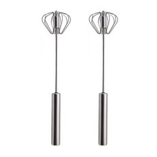 GUNU不鏽鋼半自動按壓泡沫器, L, 2個