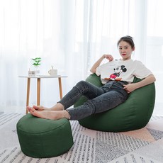 가팡 방수형 안락의자 + 발쿠션 세트 08번, 그린