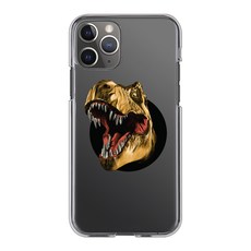 누아트 UV투명 디자인 공룡A 휴대폰 케이스