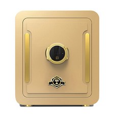 엘르시 지문인식 사무용 가정용 금고 ELS-450F, 골드브라운