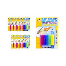 sun-star 三角矽膠筆握 5p, 混色, 10個