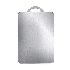 Lafine 纖薄雙面不鏽鋼砧板, 灰色, 1個