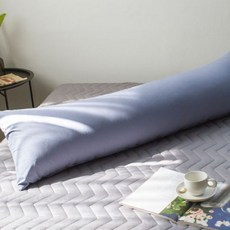 水洗素色長抱枕套, 天空