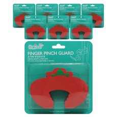 ange 防夾手安全防夾門檔, 番茄款, 8入