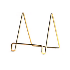 By-S 多用途智慧型手機 平板 碗 書本 支架 L 14 x 13 x 14 cm, 亮面金色