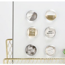 MUETTE 內飾配件金色大理石磁鐵, 混色