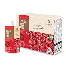자연에온 유기농 석류 착즙, 1L, 1박스