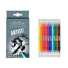 CRETACOLOR 雙頭色筆 10色, 混色, 1套