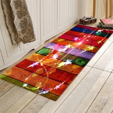 印花防滑腳踏墊, 星心木版畫