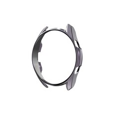 VICHELLE Half Cap Galaxy Watch 3 TPU 矽膠保護殼 45mm, 灰色, 1個