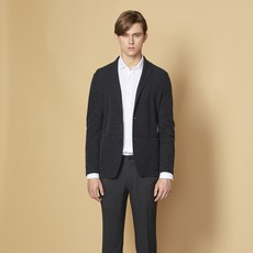 MAESTRO 男士羊毛棉質平紋針織開衫 MAJA0C102G2