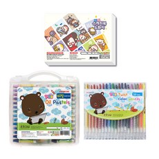 ARTMORE Sosofun速寫本繪圖紙130g+蠟筆60色+彩色鉛筆20色, 345 x 248 毫米, 125張