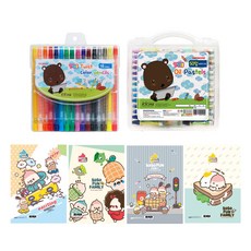 ARTMORE Sosofun 撕紙通用紙 4p + 蠟筆 50 色 + 彩色鉛筆 16 色, 184 x 260 毫米, 50張