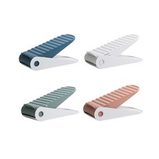 The Homes折疊式鞋架 粉色+綠色+藍色+白色, 1套