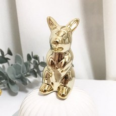 뮤에떼 인테리어 보석함 애니멀 캐니스터 래빗, 1개