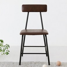 마켓비 NEMOCEL 의자 SM5177 2p, 블랙 브라운, 2개