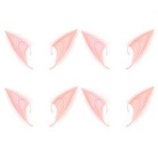 PARTYHAE 新款 兩側精靈耳朵 裝扮道具, 混合顏色, 4套