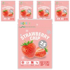 HOIHOI 딸기칩, 딸기맛, 5개