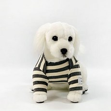 U&Pet 狗狗全天條紋T恤, 灰色