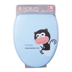 NOBLIPS O型馬桶蓋 L號, 藍色, 1個