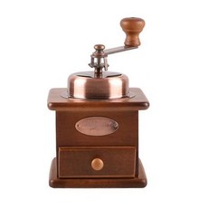 HOMART 原木手動手搖咖啡磨豆機 FK-122, 混合色, 1個