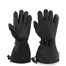 NAYASTYLE 冬季用手指防寒手套 DJRO-17-4, 黑色