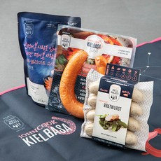 존쿡델리미트 브랏부어스트 320g + 킬바사 270g + 소시지 부대찌개 500g + 피크닉매트 세트, 1.09kg, 1세트