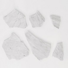 破碎的大理石碎片 6入組, 混合顏色