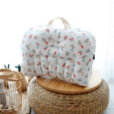 夢豆腐便攜嬰兒床+收納袋套裝, 小熊遊樂場款