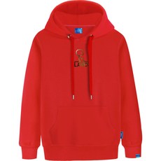 L.LAMO Logo燙金印花刷絨連帽長袖衛衣