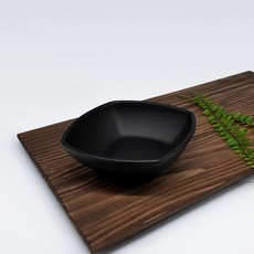 수묵 얕은사각볼 4반볼 11 x 11 x 4 cm, 2개