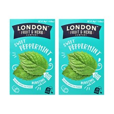 LONDON FRUIT & HERB 甜味胡椒薄荷茶包, 1.5g, 20個, 2盒