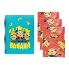 kumhong Minions File Blue 40p + Index File Red 3p, 混色, 1套