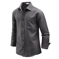 다꾸앙 남성용 시드고방 체크 긴팔 셔츠 C09D7_sp2272