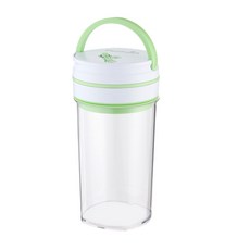 PetFresh 智能真空密封寵物食品儲存容器, 綠色, 1L