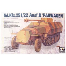 AFVCLUB 1/35 Sd Kfz 251/22 Ausf D Pakwagen 프라모델 AF35083, 1개