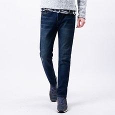 타운클로 남성용 기모 본딩 워싱 보온 청바지 J09999