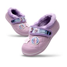 冰雪奇緣圖案孩童刷絨室內鞋